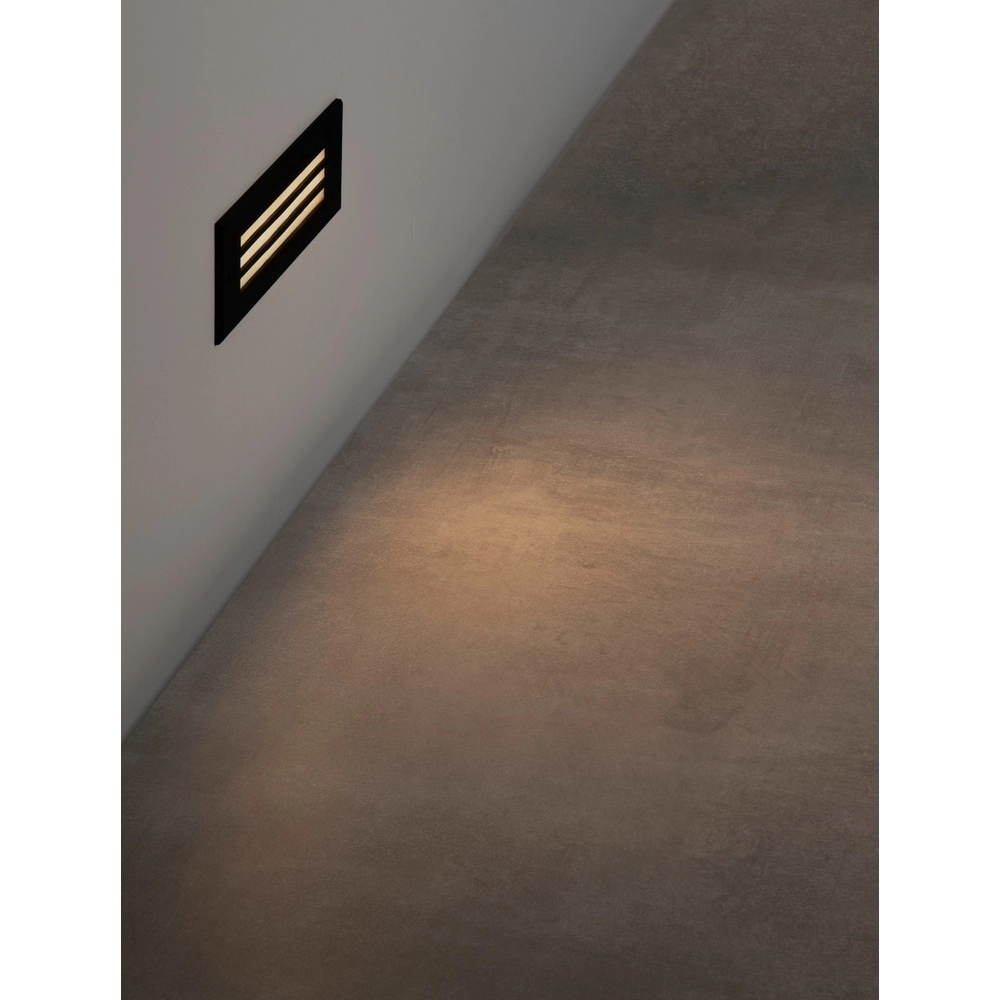 Applique murale élégante Off 25,6 cm avec côtes Lyora 5212017453396