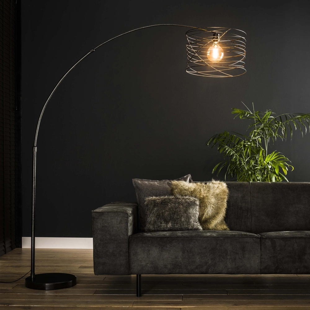 Lampe à arc Curl avec capuchon de fil