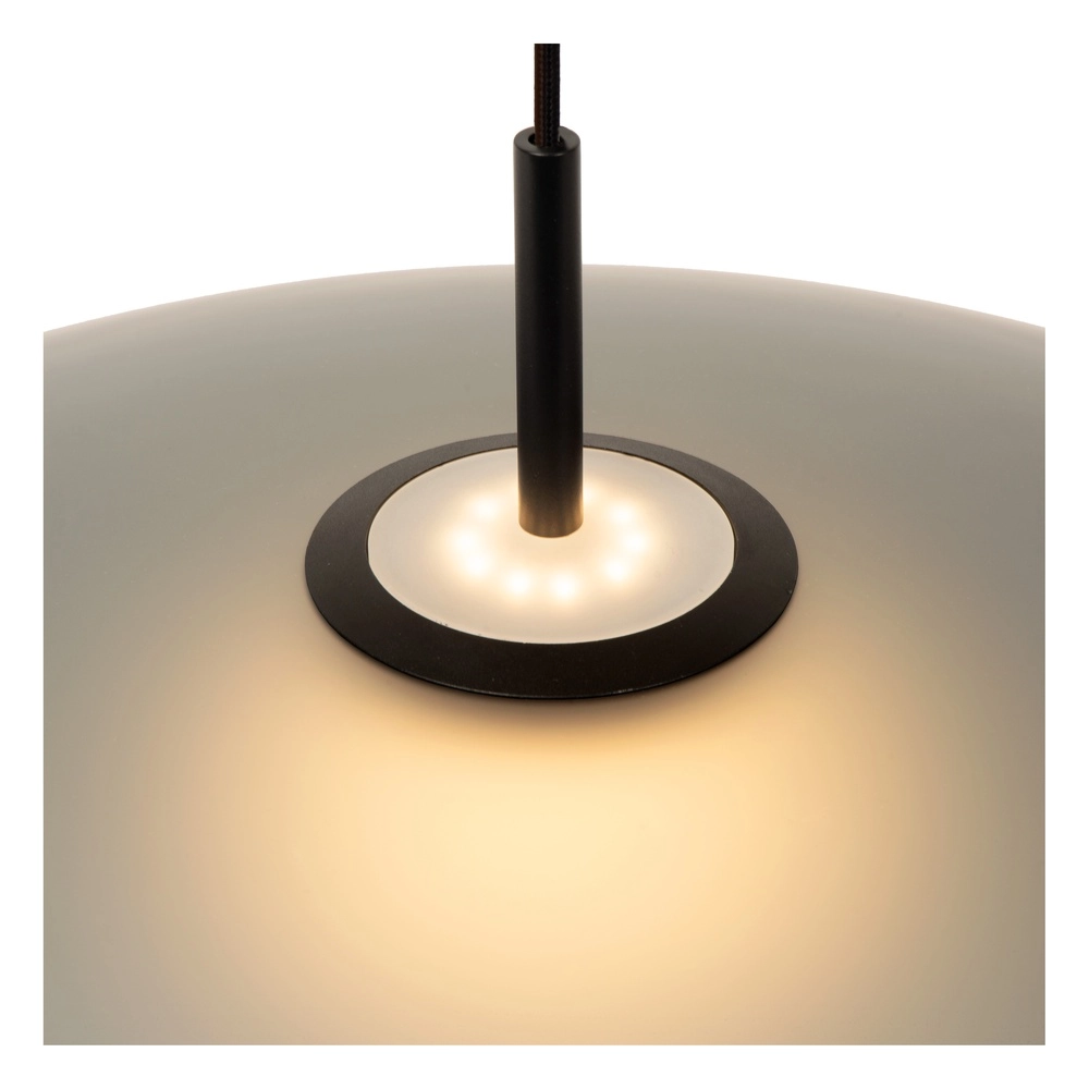 Lampe suspendue élégante Menga Ø verre fumé de 60 cm Premium by Lucide 5411212251176