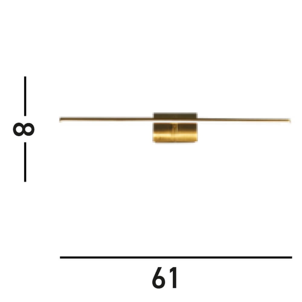 Lampe tableau Amalfi laiton 61cm Searchlight 5053423273655