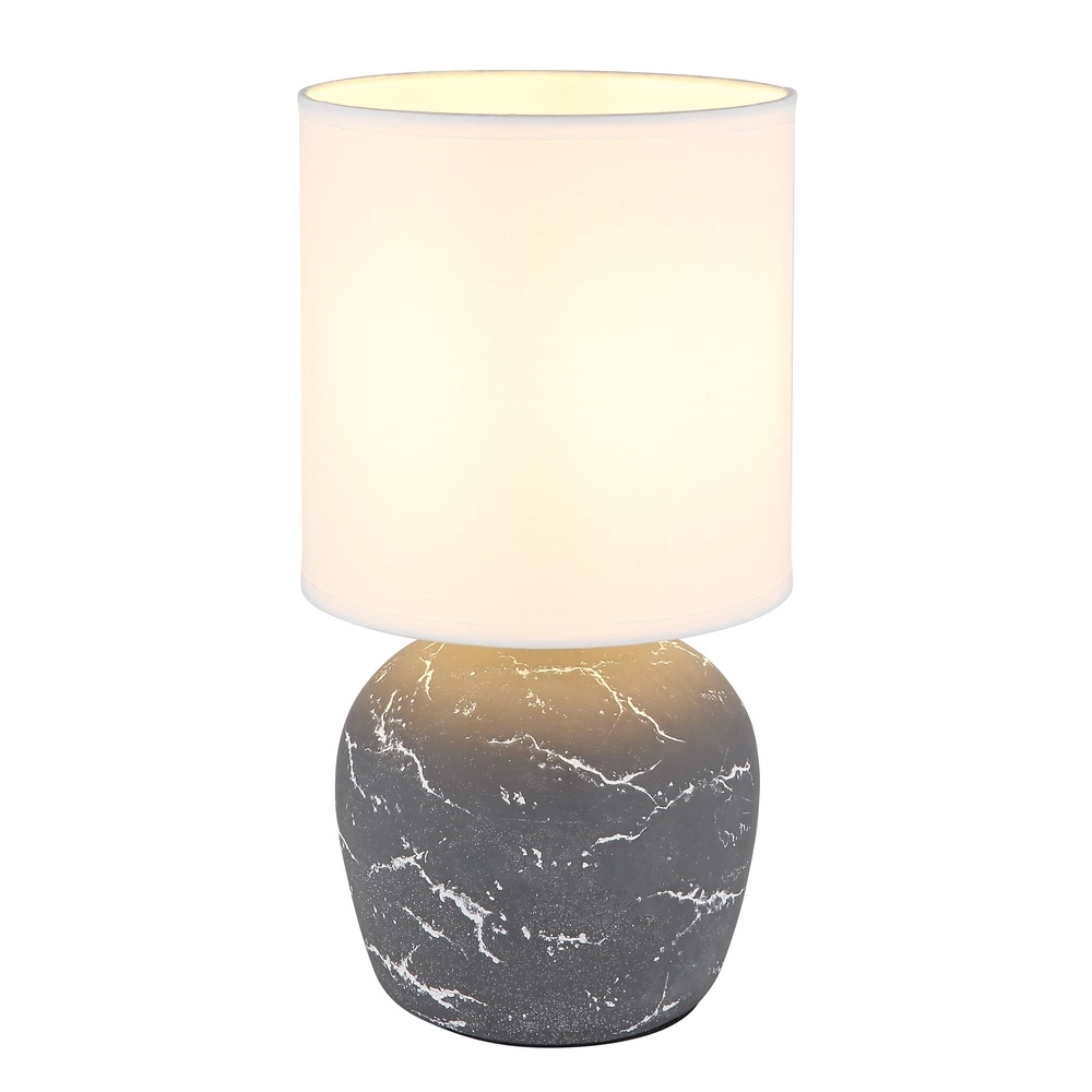 Lampe de table de conception Marble gris