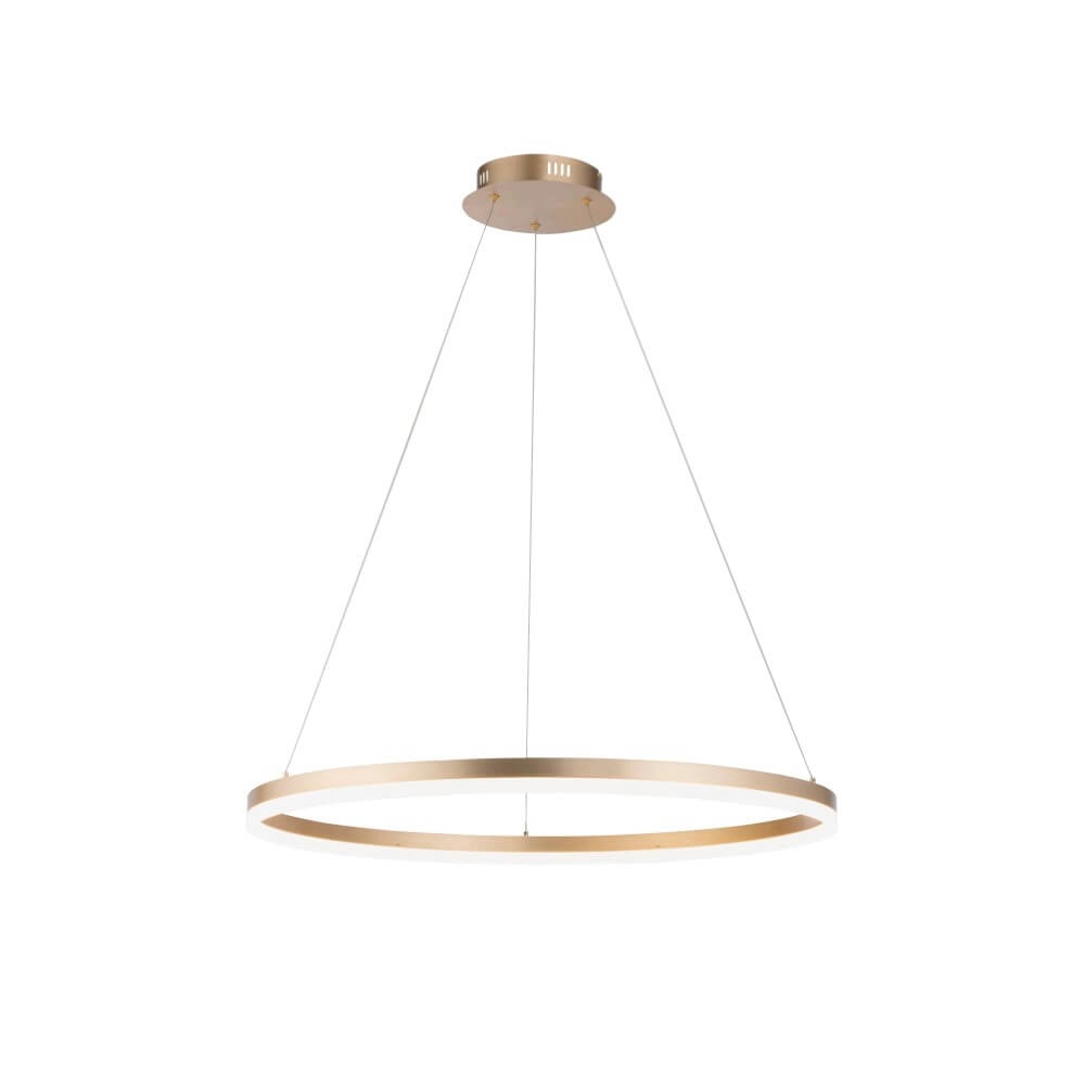 Lampe suspendue moderne Titus Ø 80cm laiton antique Paul Neuhaus 4012248362877