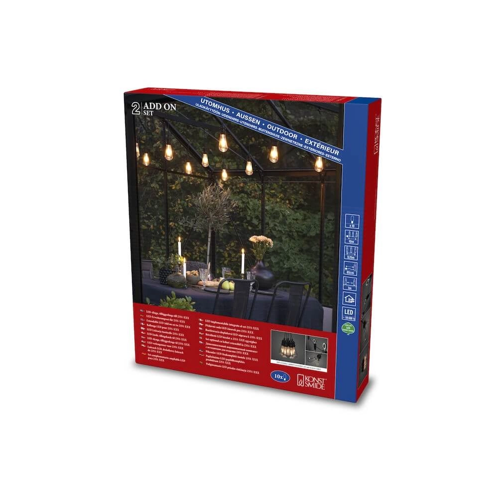Guirlande lumineuse Partylight Ext extension - 10x KonstSmide 7318302352806