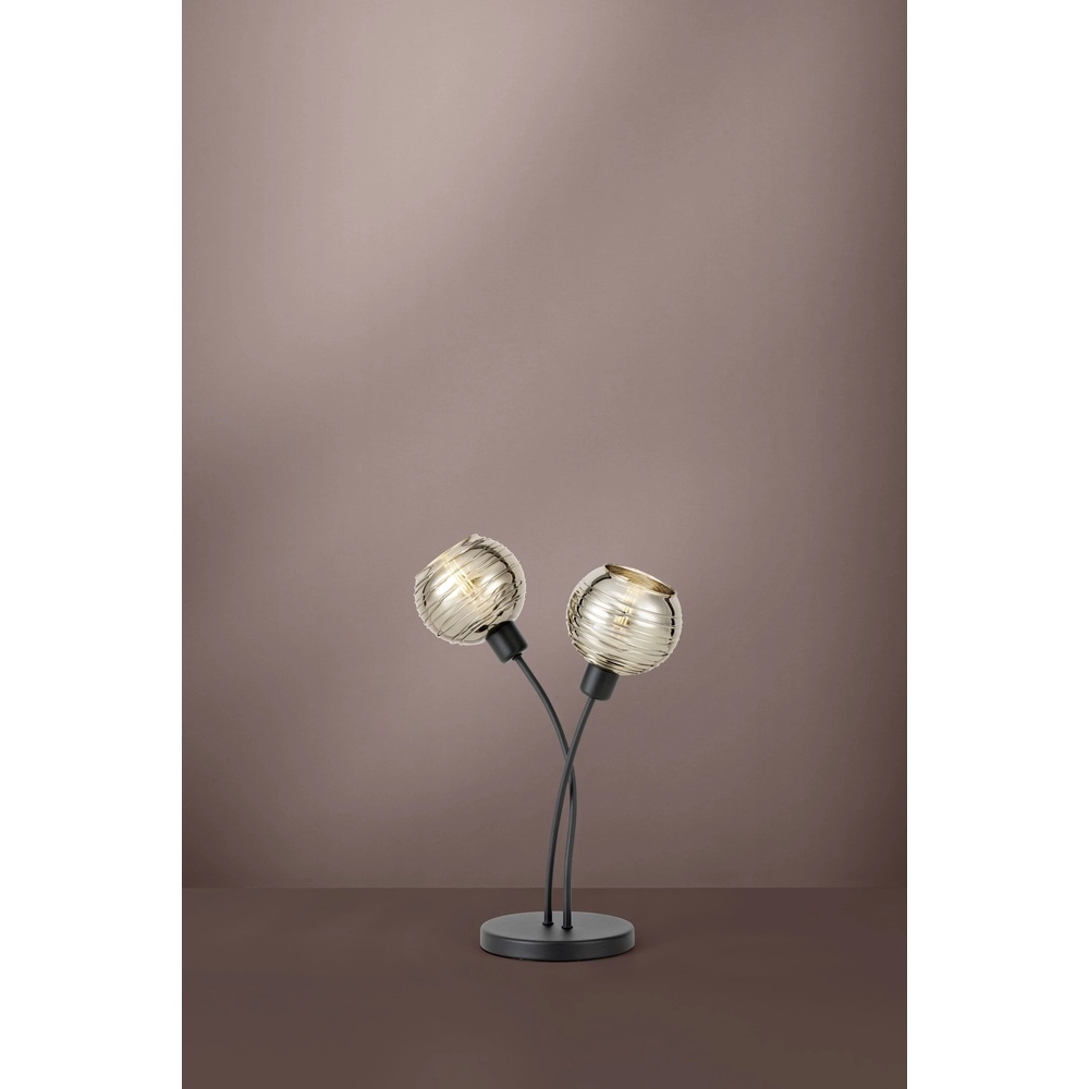 Lampe de table Creppo Noir Eglo 9002759396930