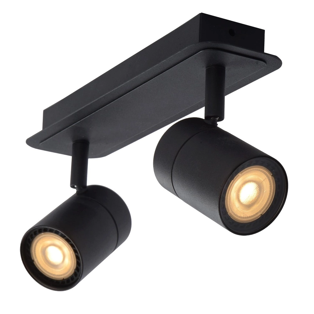 Projecteur de plafond Lennert 2-noir clair Lucide 5411212262684