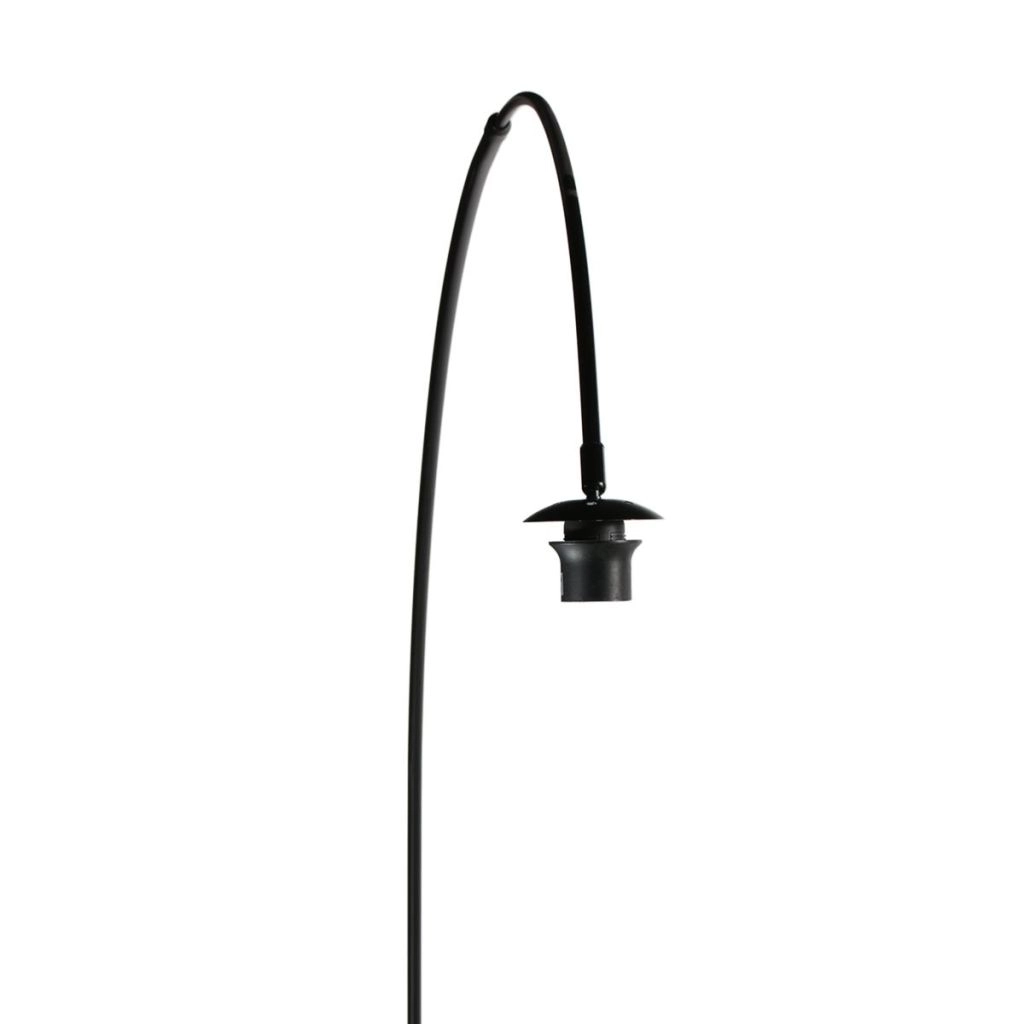 Lampe à arc noir Curve avec teinte noire Ø60cm Steinhauer 8712746183153