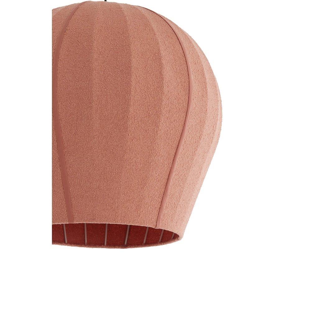 Lampe suspendue Bouclé Zagori Ø 35 cm - corail Light & Living 8717807793050