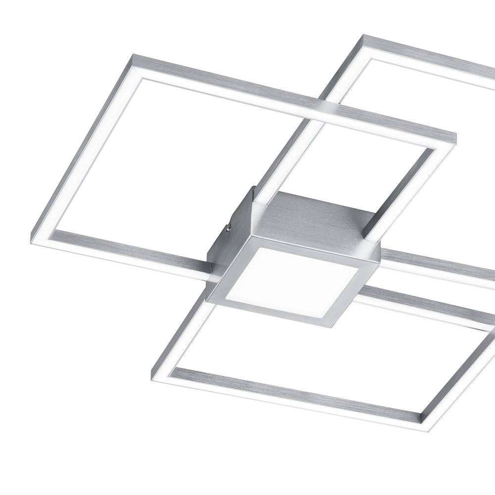 Lampe de plafond Hydra 65cm gris Trio 4017807425734