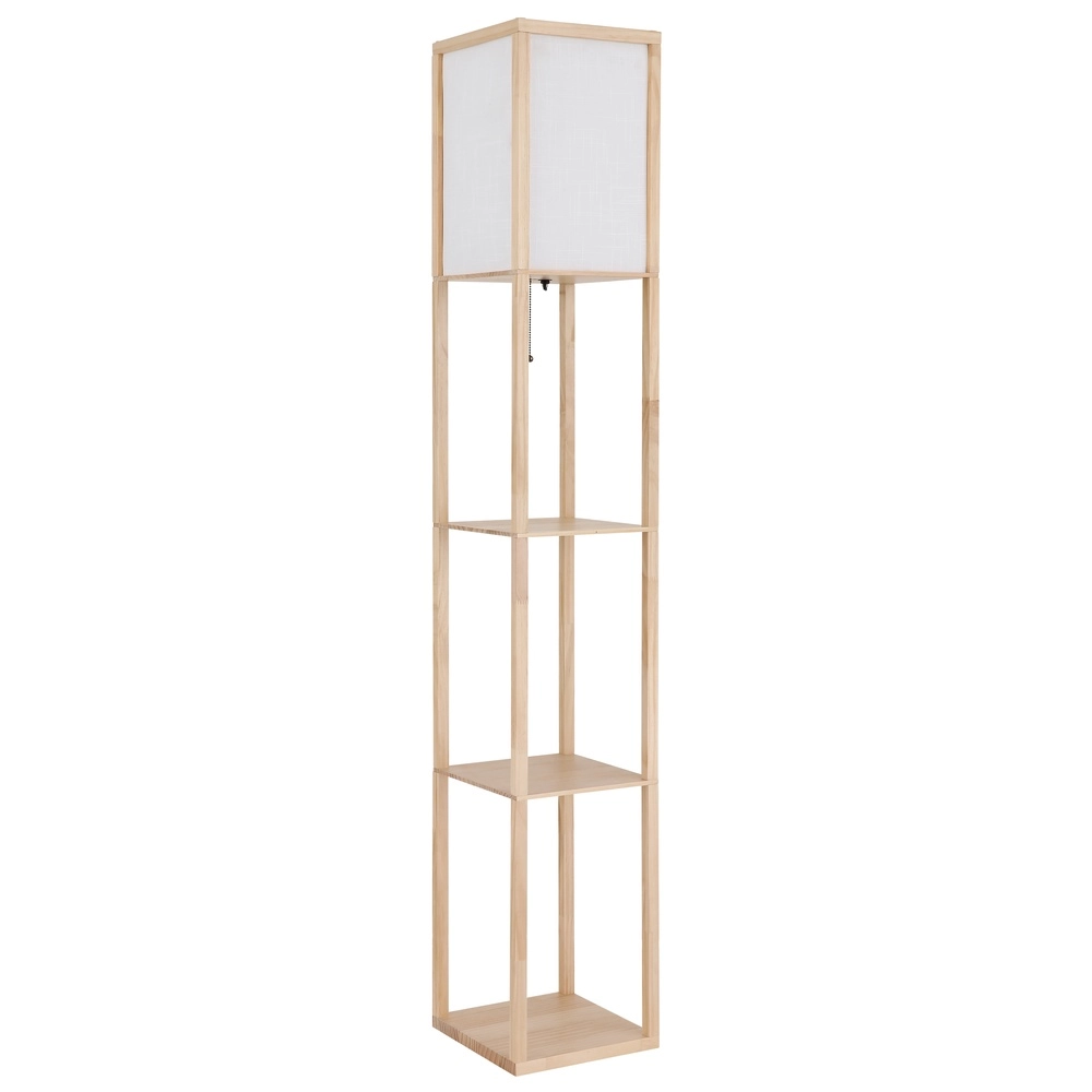 Lampe de pied Tabitha bois Globo 9007371572410