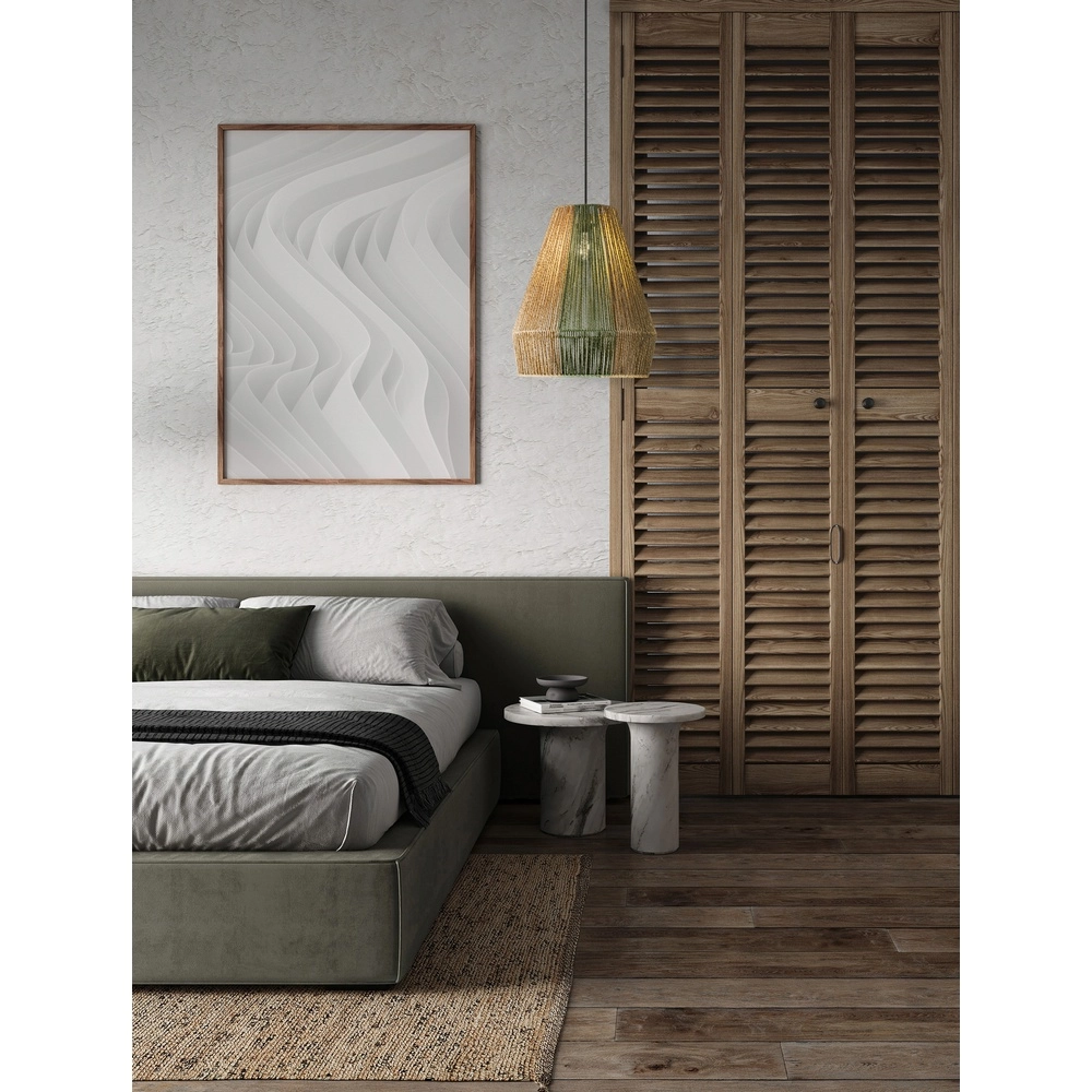 Suspension Dena Ø 39cm marron avec vert Lyora 5212017477309