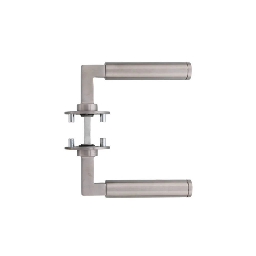 Poignée Bau-Stil Rosace aimante ronde en acier inoxydable Intersteel 8714186444412