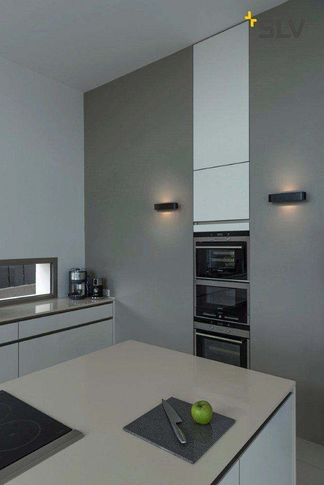 Applique murale Ossa R7S 300 noir SLV 4024163142205