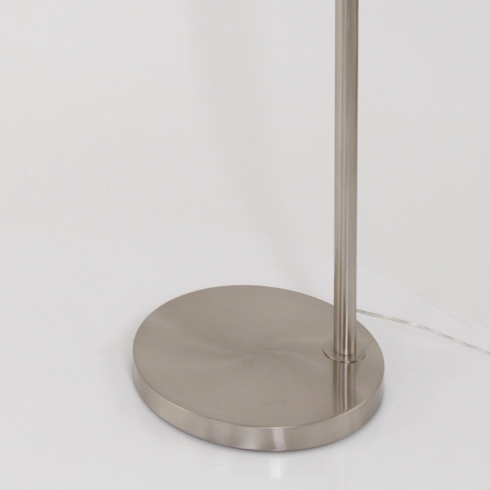 Lampadaire Gramineus 165cm gris avec abat-jour gris lin Steinhauer 8712746093759