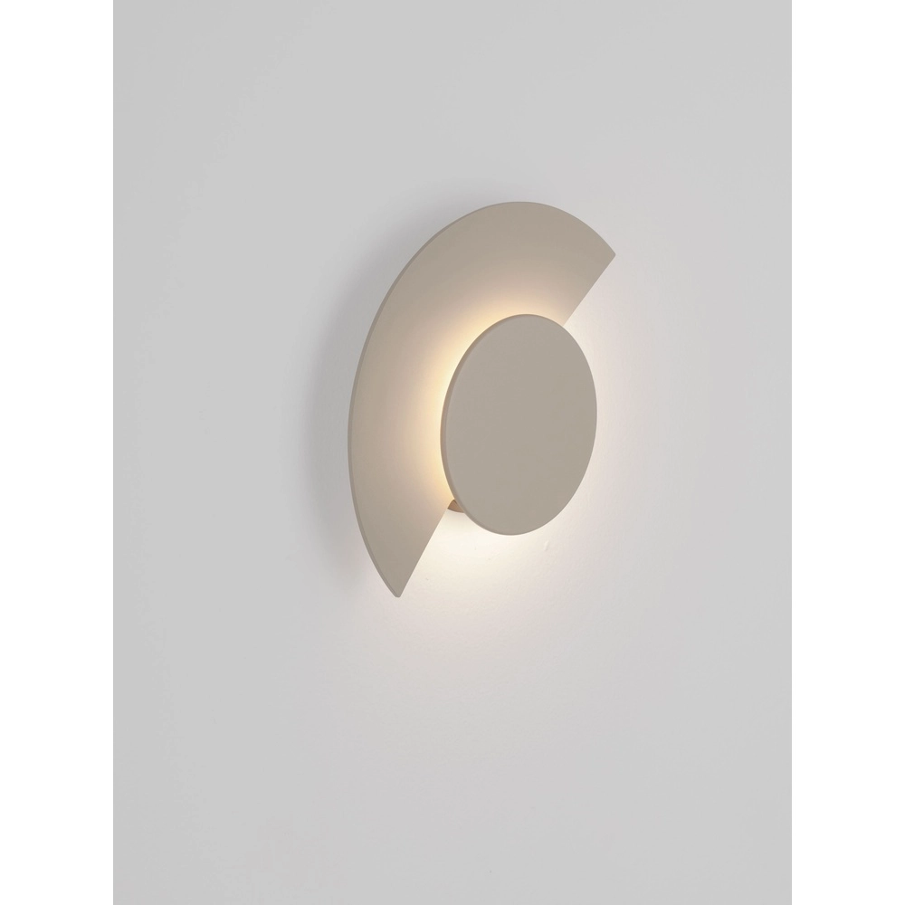 Lampe murale moderne Gloo brun sable - 2700K