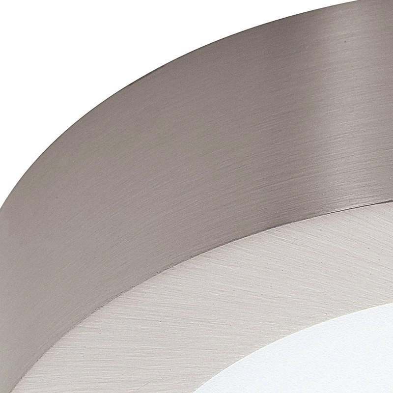 LED plafonnier Fueva 1 11w - 3000K - 17cm nickel mat Eglo 9002759945237