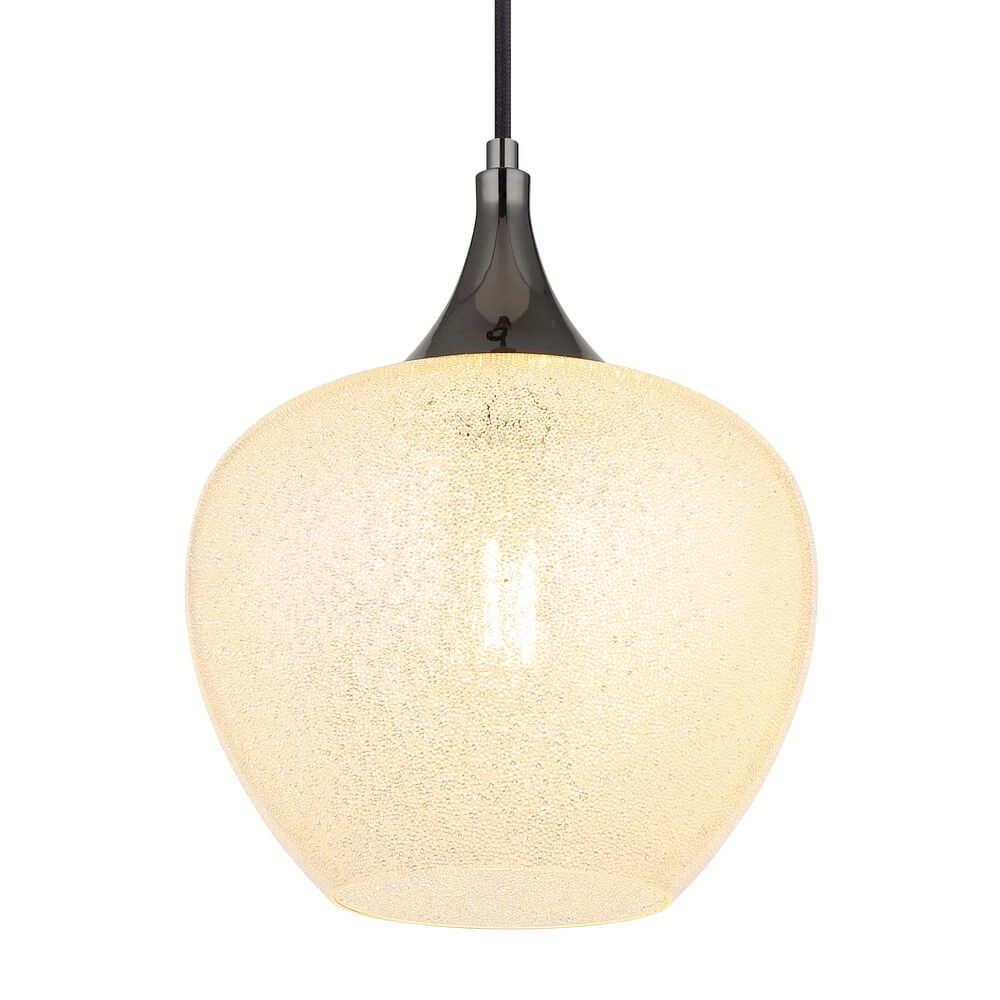 Suspension anthracite Maxy avec verre blanc Ø 24cm Globo 9007371450176