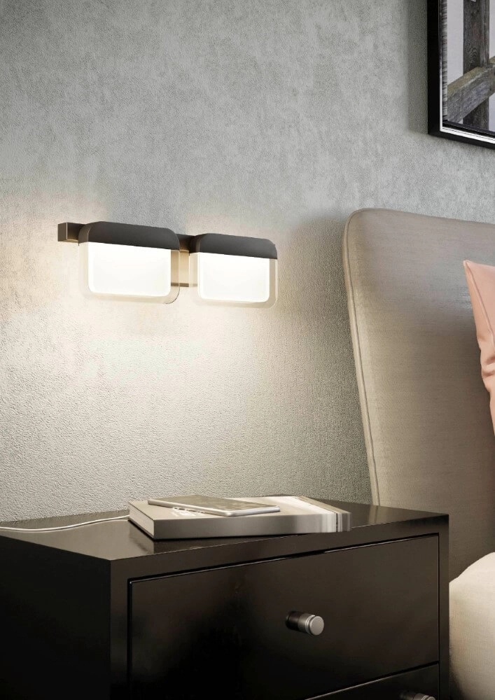 Applique LED Ervidel noir Eglo 9002759988777