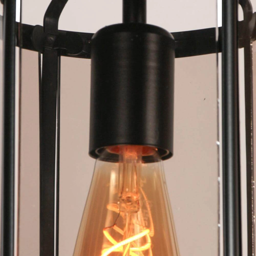 Plafonnier classique Pimpernel noir Steinhauer 8712746174212