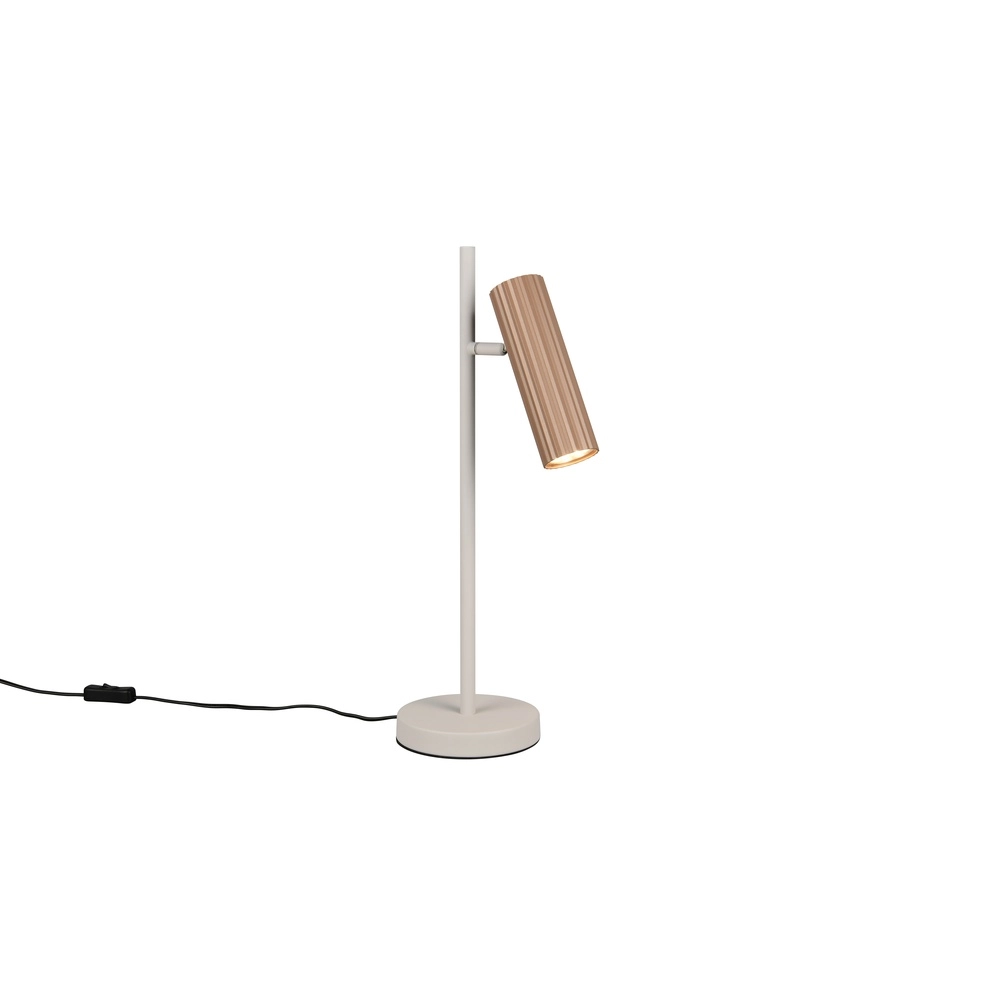 Lampe de table design Soka Brun moka