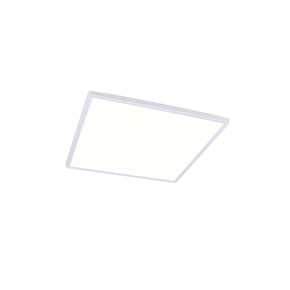 Lumière carrée au plafond Emra blanc 42cm Trio 4017807704174