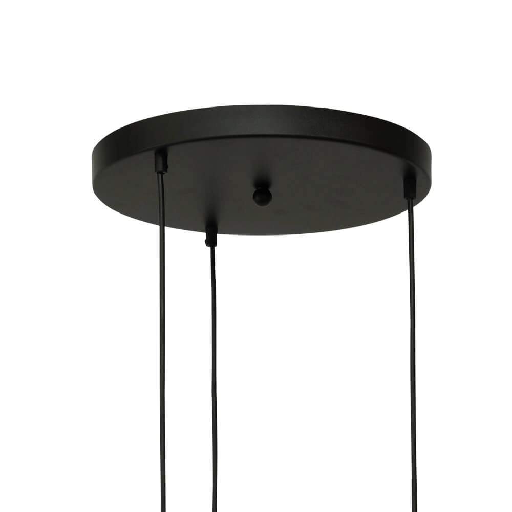 Lampe suspendue Lava 3x verre doré Ø 22,5cm Masterlight 8718121286433