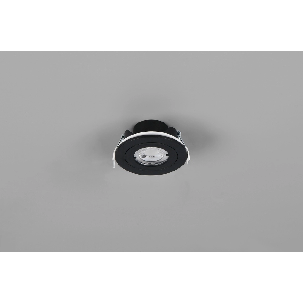 Spot encastré Lamont noir 4000K Trio 4017807657982