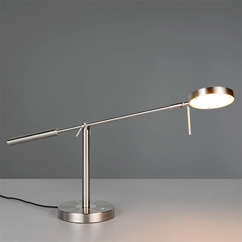 Lampe de bureau Monza nickel Trio 4017807693263