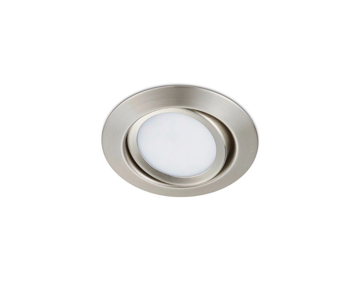 Spot encastré LED Rila 5w - 3000K - 8,2cm gris métal