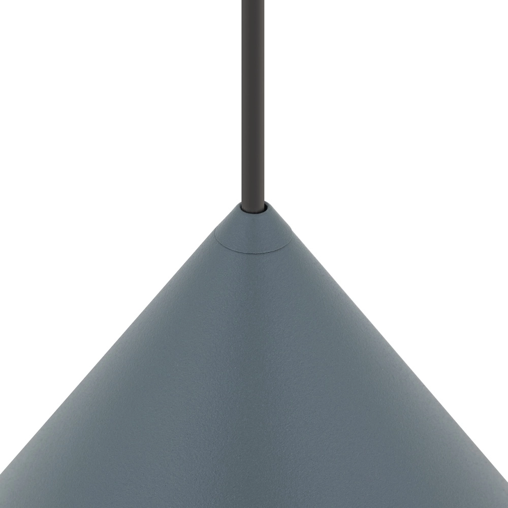 Lampe pendante de conception Zenith bleu umbra Ø 35cm Lyora 5903139114875