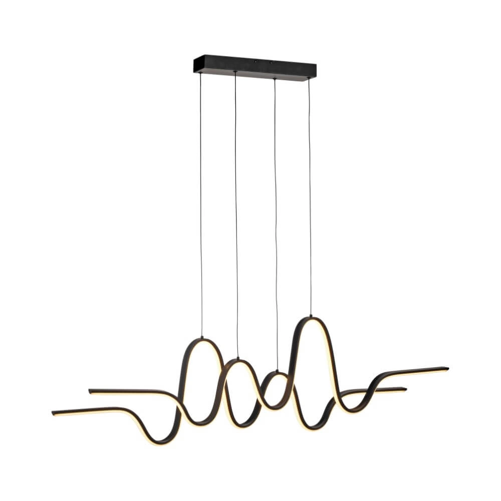 Lampe suspendue design Altitude noir