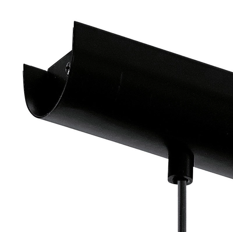 Lampe à suspension Priddy 4 lumières noir Eglo 9002759494667