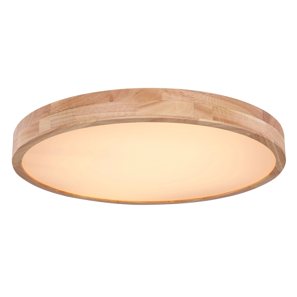 Éclairage de plafond en bois Rainer Scandinave Ø 60 cm Globo 9007371398270