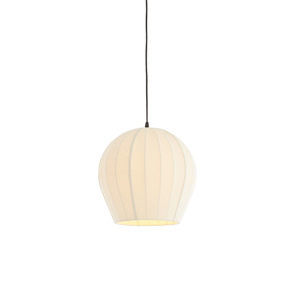 Lampe suspendue Bouclé Zagori Ø 35cm - crème Light & Living 8717807793036