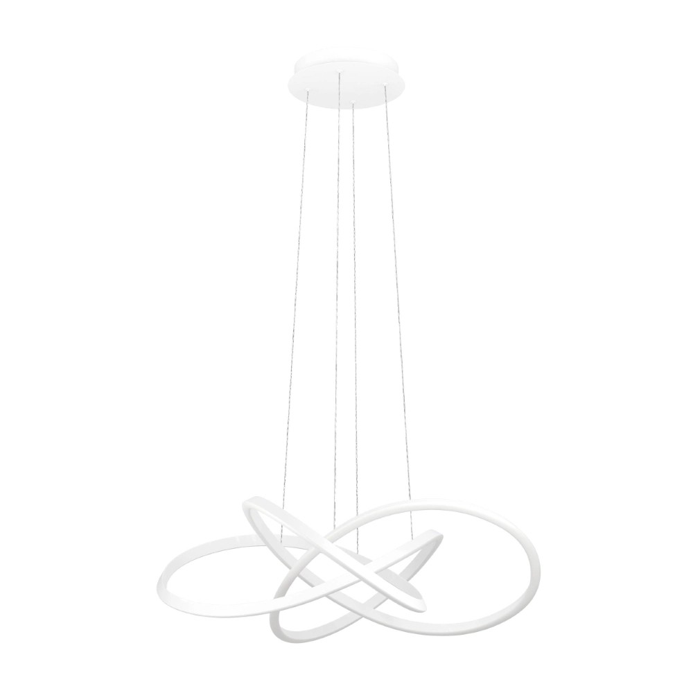 Design pendant lamp Riaza white Ø 90cm height adjustable