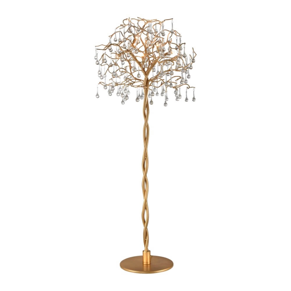 Lustre sur pied Icicle laiton antique Paul Neuhaus 4012248332931