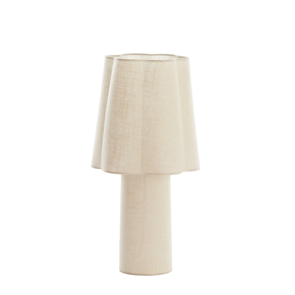 Lampe de table Musaby Forme organique - Lin naturel
