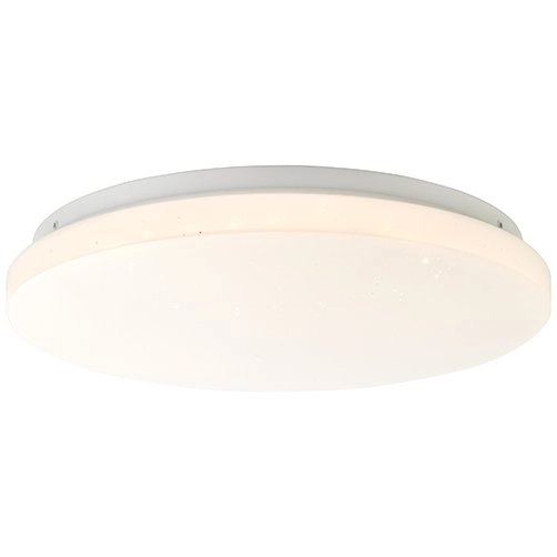 Plafonnier blanc Farica Starry 29,5 cm avec effet étoile Brilliant 4004353373534