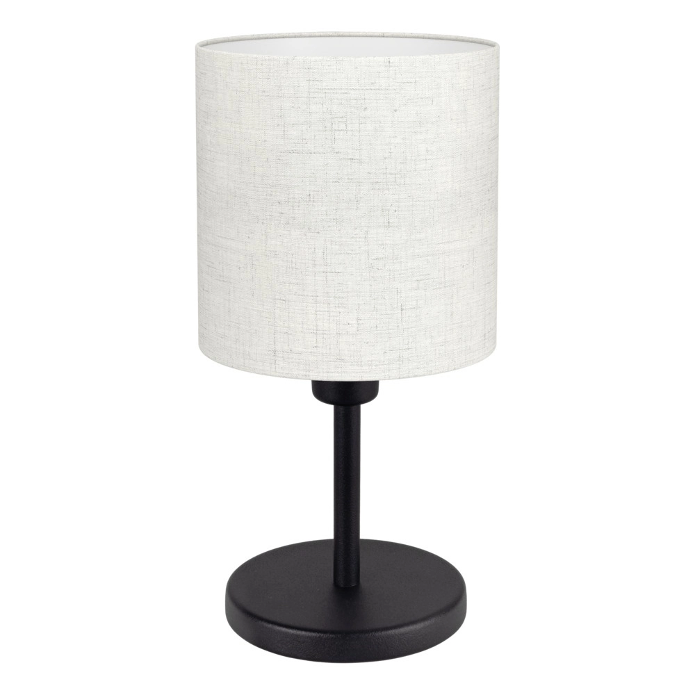 Lampe de table Montetto 1 noir avec capuche blanche