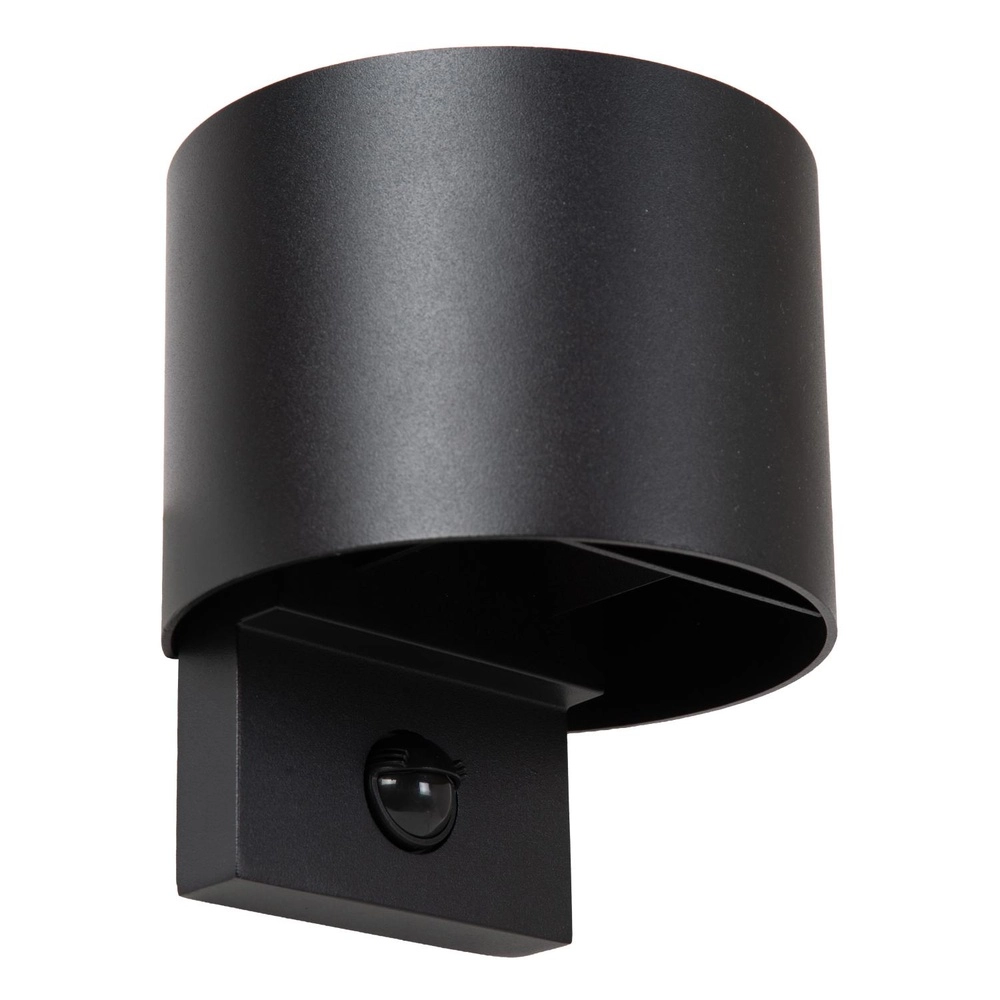 Lampe murale ronde Tadzio avec le capteur noir
