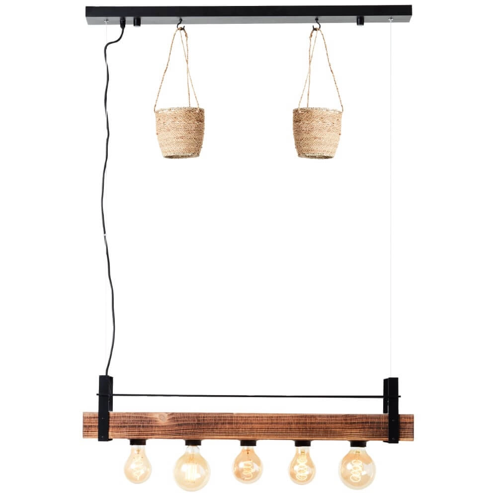 Lampe suspendue Bankwood 80 cm Brilliant 4004353396588