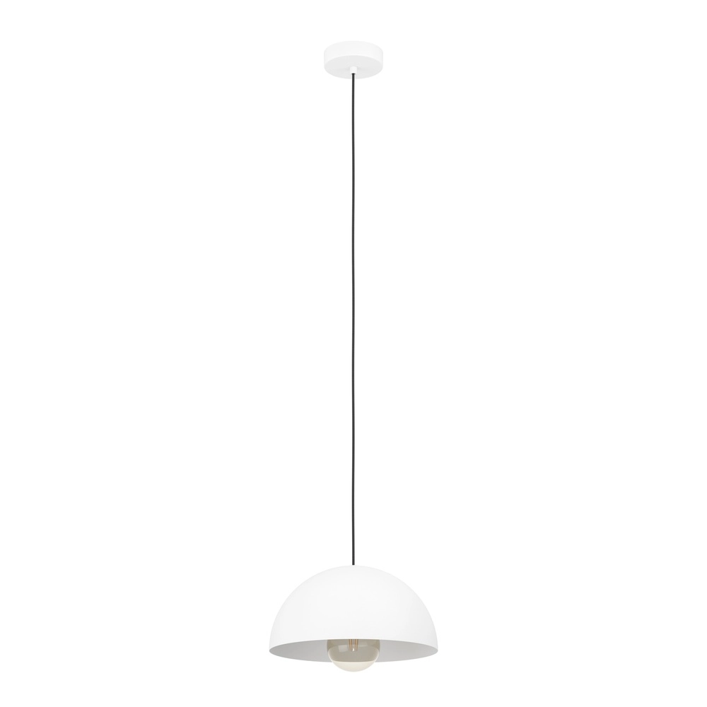 Lampe pendante blanche Gaetano Ø 30cm - E27