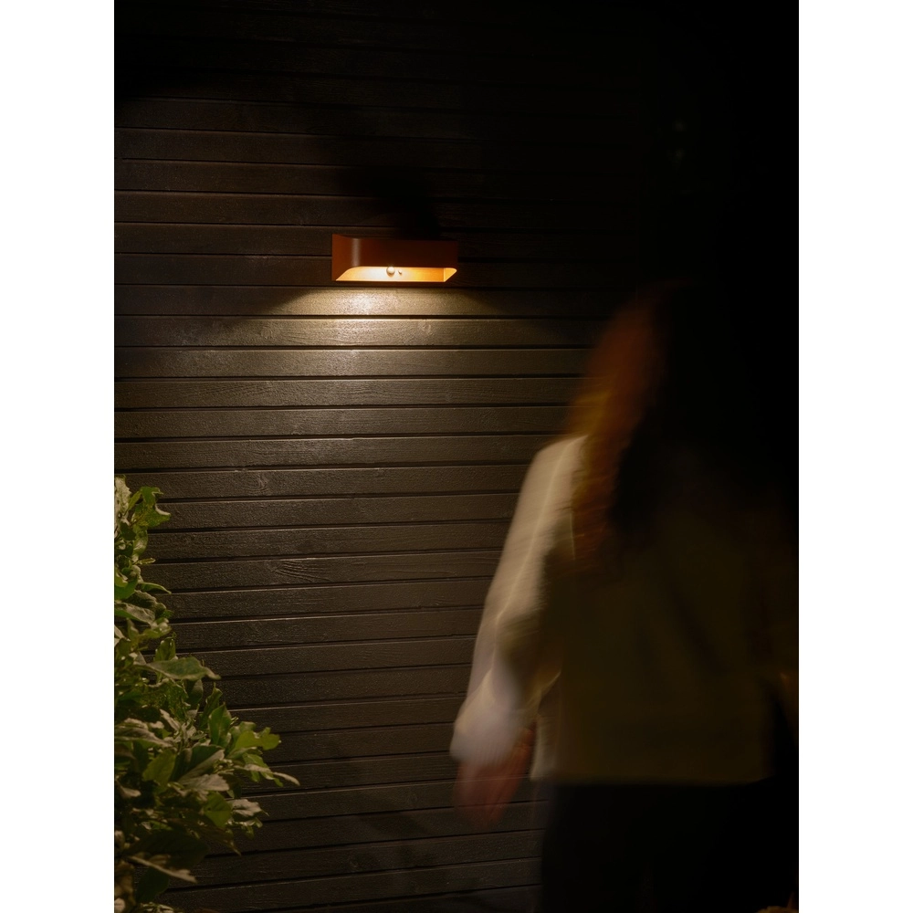 Brun rouille Marcellio Solar  Lampe avec capteur Nordlux 5704924025587