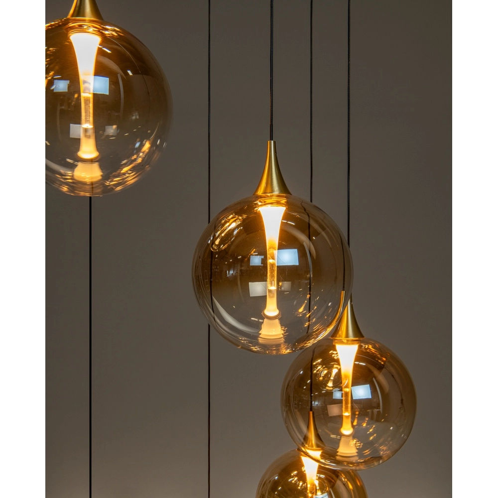 Suspension LED de conception Gisela Fanade - 12x Ø 16cm Premium by Lucide 5411212134851