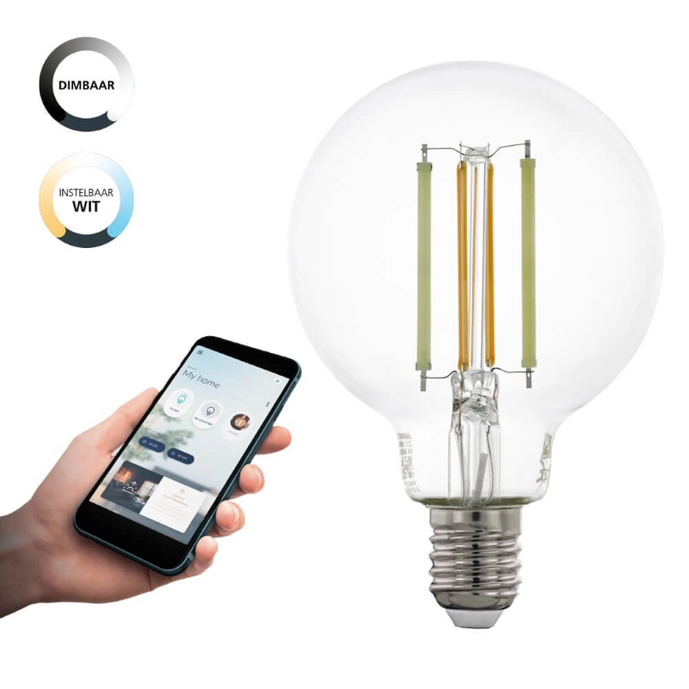 Ampoule de lampe LED Zigbee - E27 - 6 watt - 2200-6500K - G80 Eglo 9002759122379