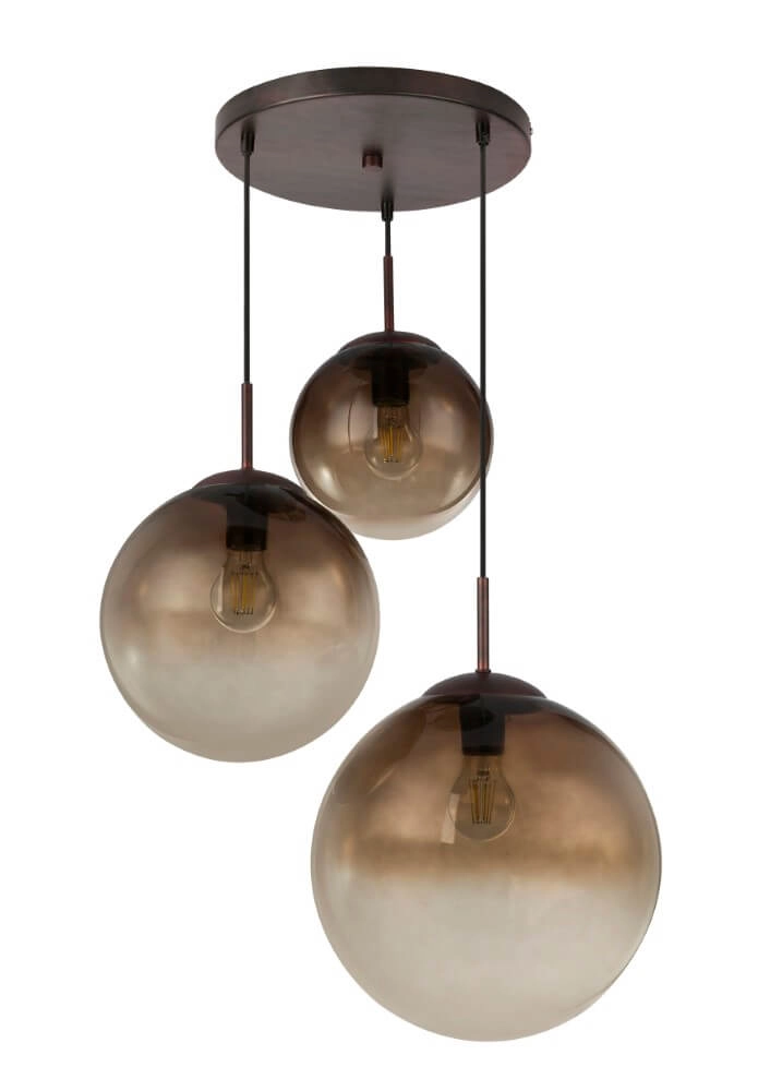 Lampe suspendue loft en verre Varus Ø 51 cm Globo 9007371371846