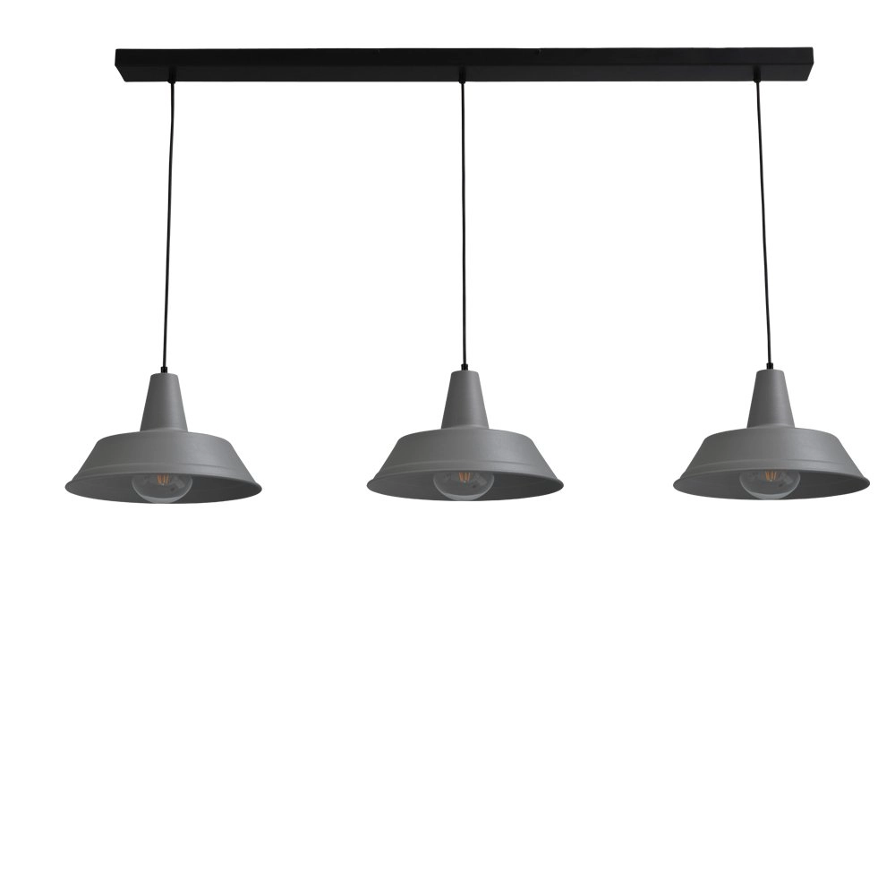 Lampe de salle à manger Industria 3x35 Vintage