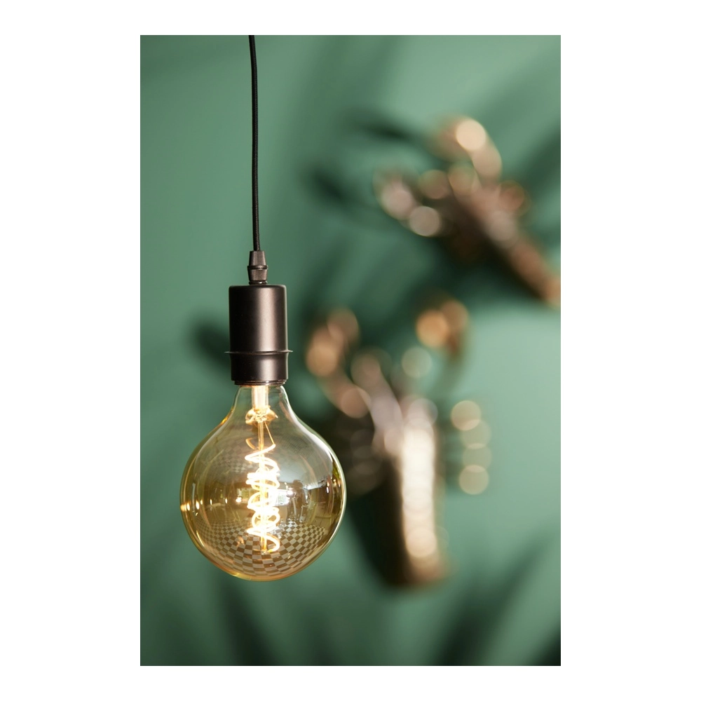 Pendule Cupa Lampe suspendue noire Light & Living 8717807239312