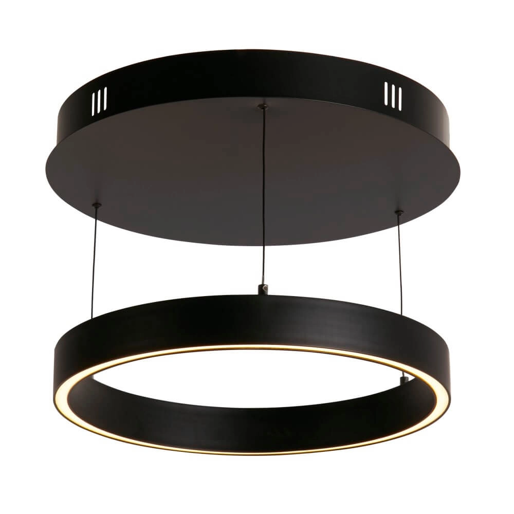 Lampe suspendue ronde Layla noir Ø 44cm Lampe suspendue ronde Layla noir Ø 44cm