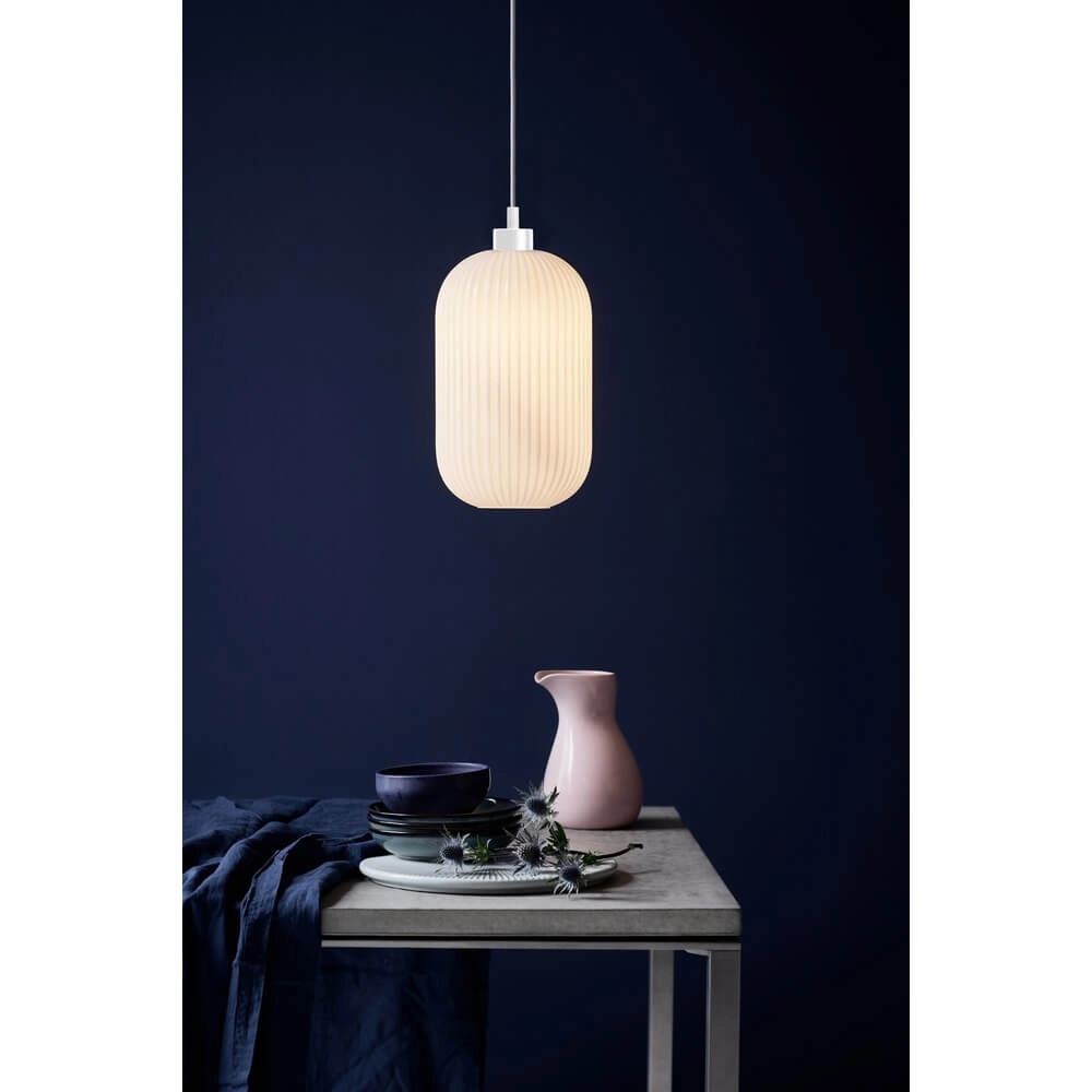 Suspension blanche Milford Ø 20cm Nordlux 5701581406988