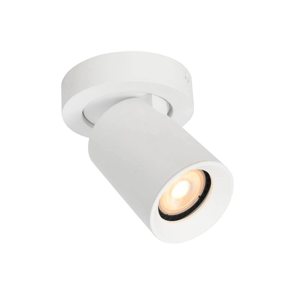 Plafonnier rond Megano 1 blanc clair